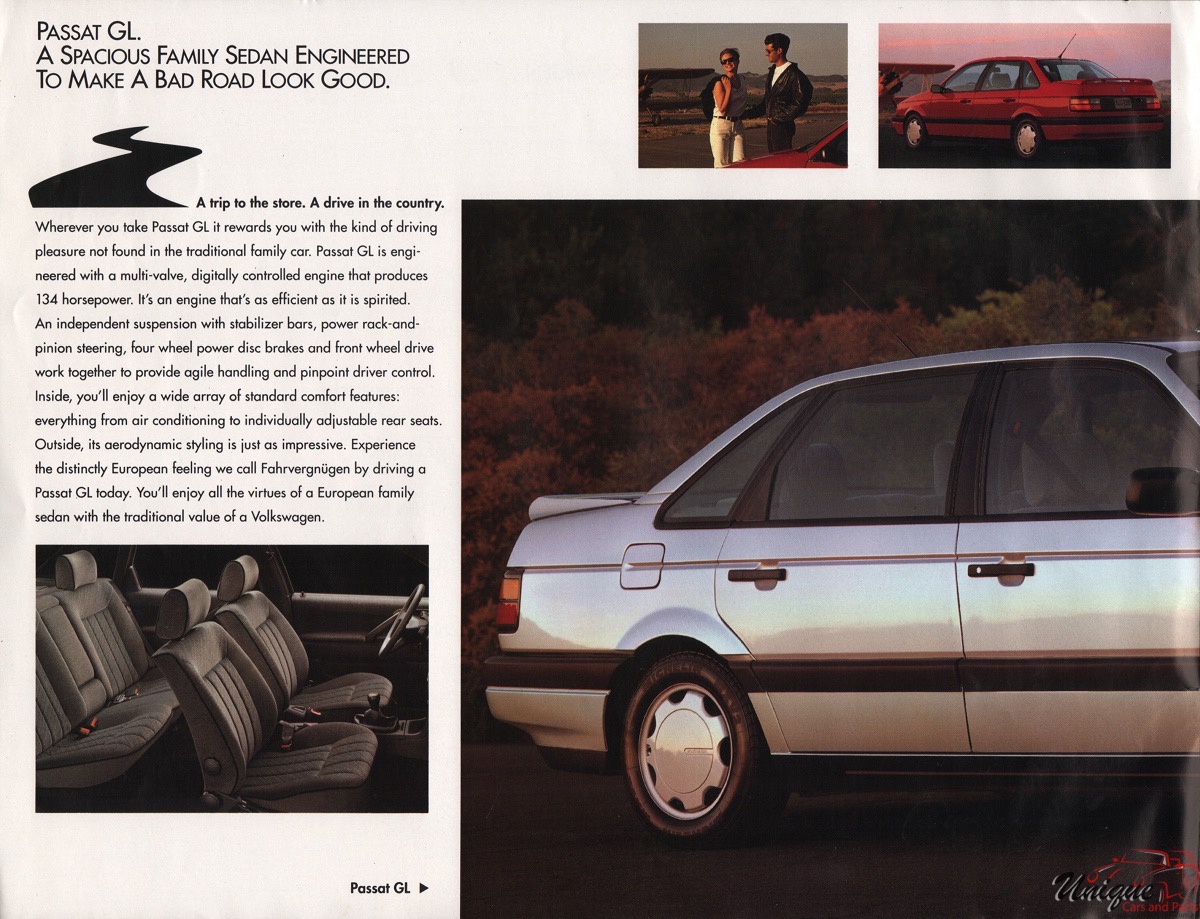 1991 VW Full Line Brochure Page 10